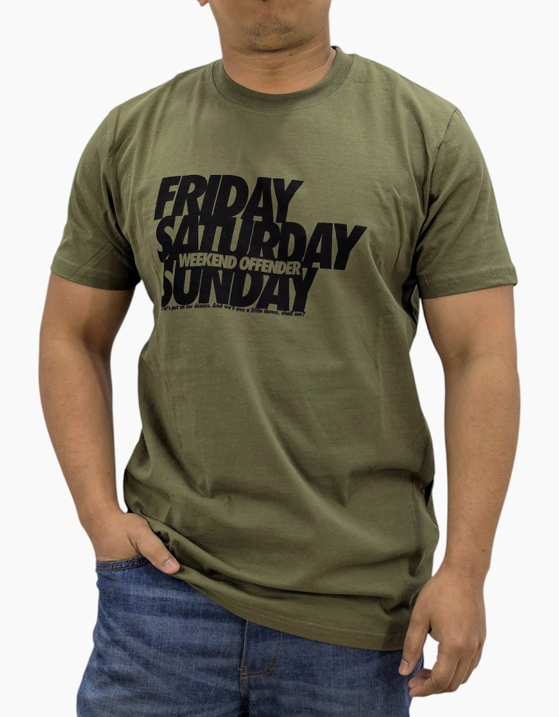 Weekend Offender Mens T Shirt Crew Neck Graphic Tee