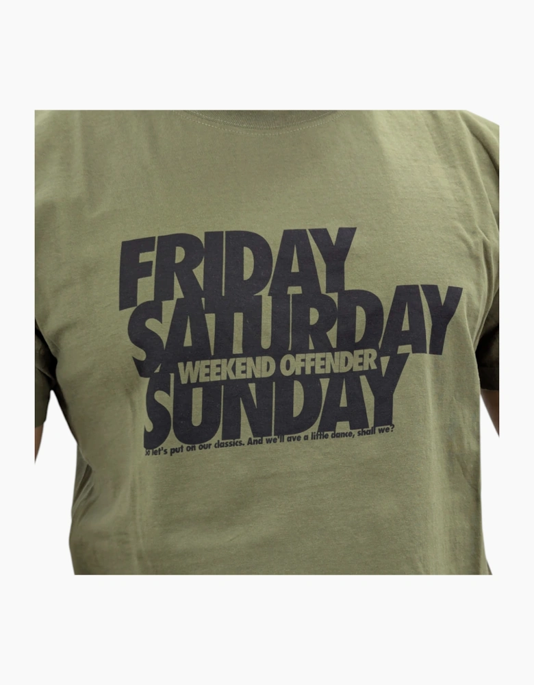 Weekend Offender Mens T Shirt Crew Neck Graphic Tee