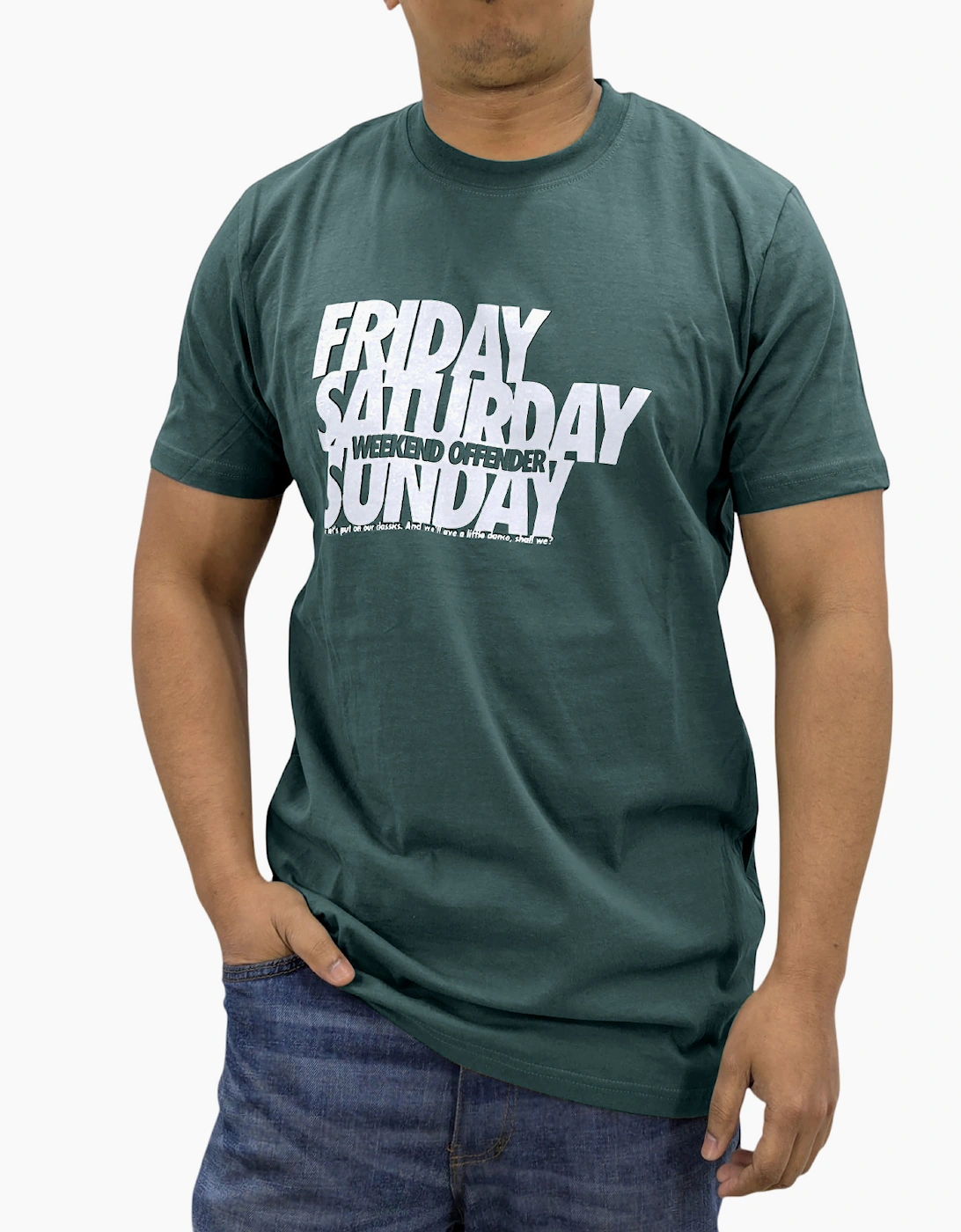 Weekend Offender Mens T Shirt Crew Neck Graphic Tee, 3 of 2