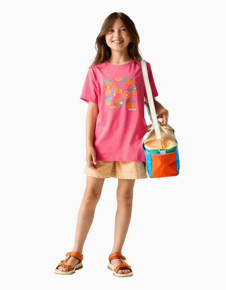 Regatta Childrens/Kids Bosley Orange T-Shirt