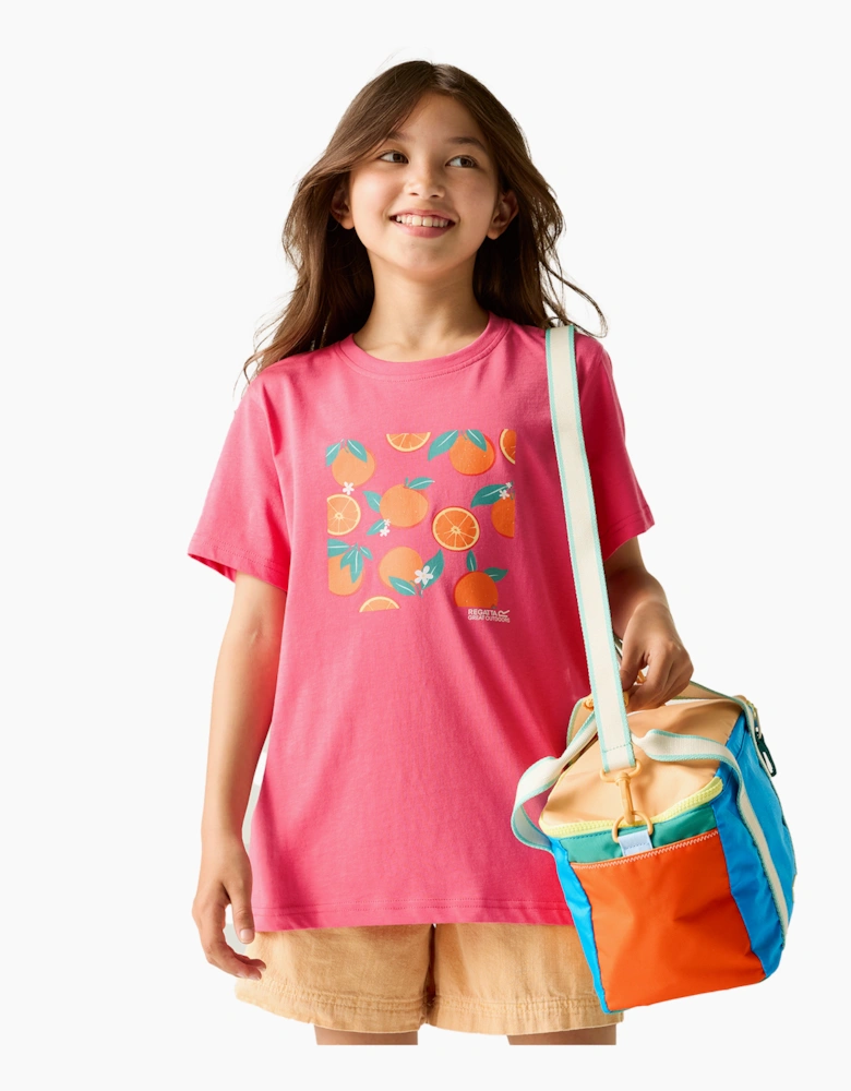 Regatta Childrens/Kids Bosley Orange T-Shirt