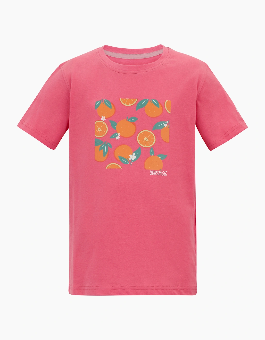 Regatta Unisex Pink Childrens/ Bosley Orange T-Shirt - Size: 7 Years/8 Years Kids