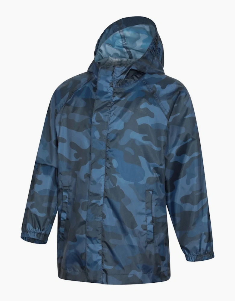 Mountain Warehouse Childrens/Kids Pakka Camo Waterproof Jacket