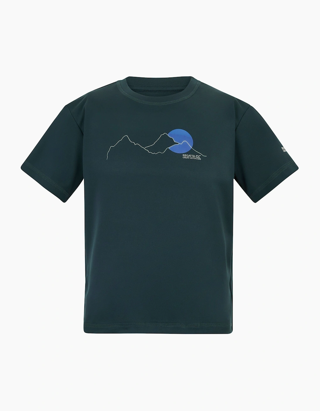 Regatta Unisex Navy Childrens/ Alvarado Back Print T-Shirt - Size 7 Years/8 Years Kids