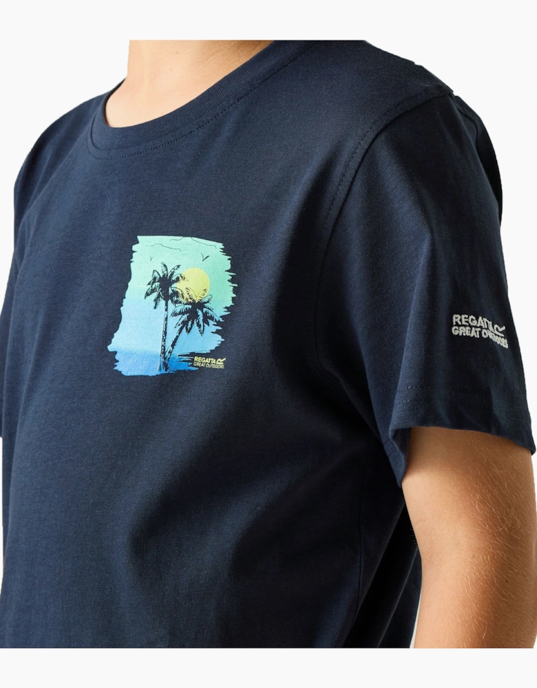Regatta Childrens/Kids Bosley Back Print T-Shirt