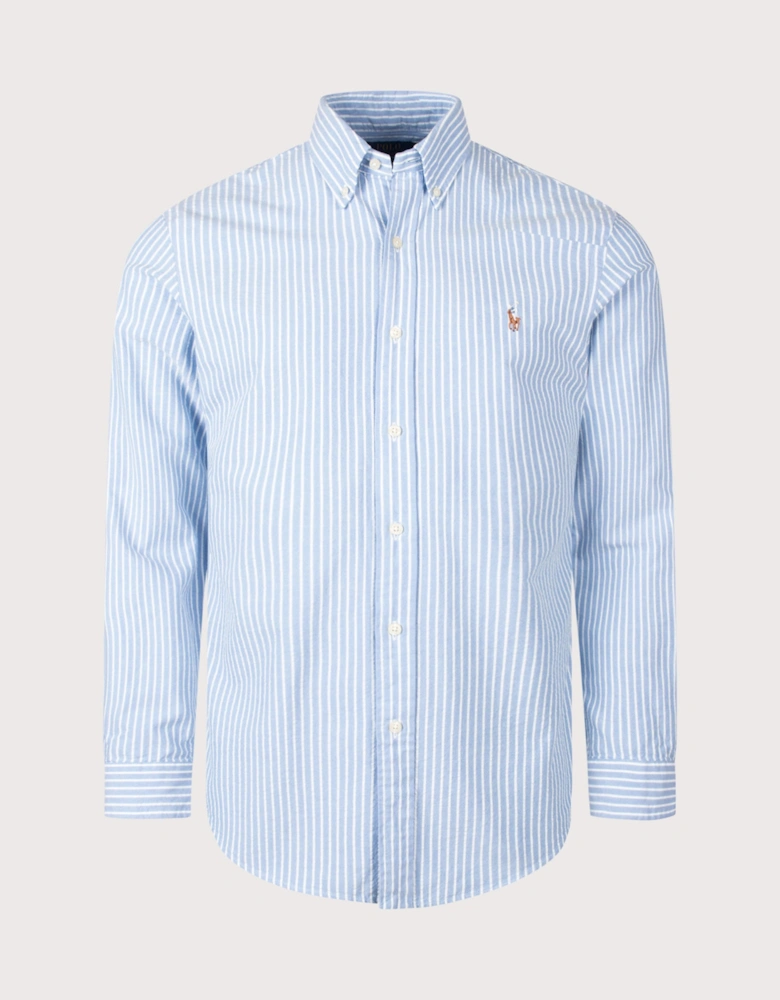 Custom Fit Seersucker Oxford Shirt