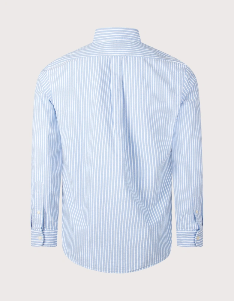 Custom Fit Seersucker Oxford Shirt