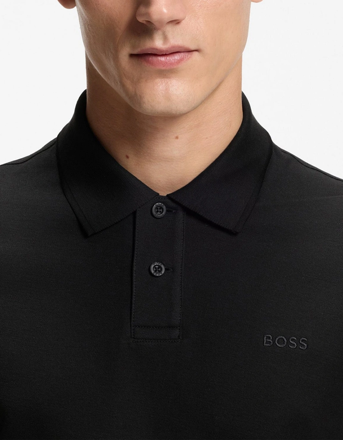 Boss Phoenix Micro Honeycomb Piqué Polo