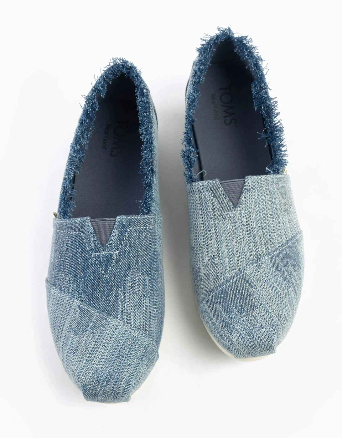 ALPARGATA CLASSIC Womens Canvas Denim Blue