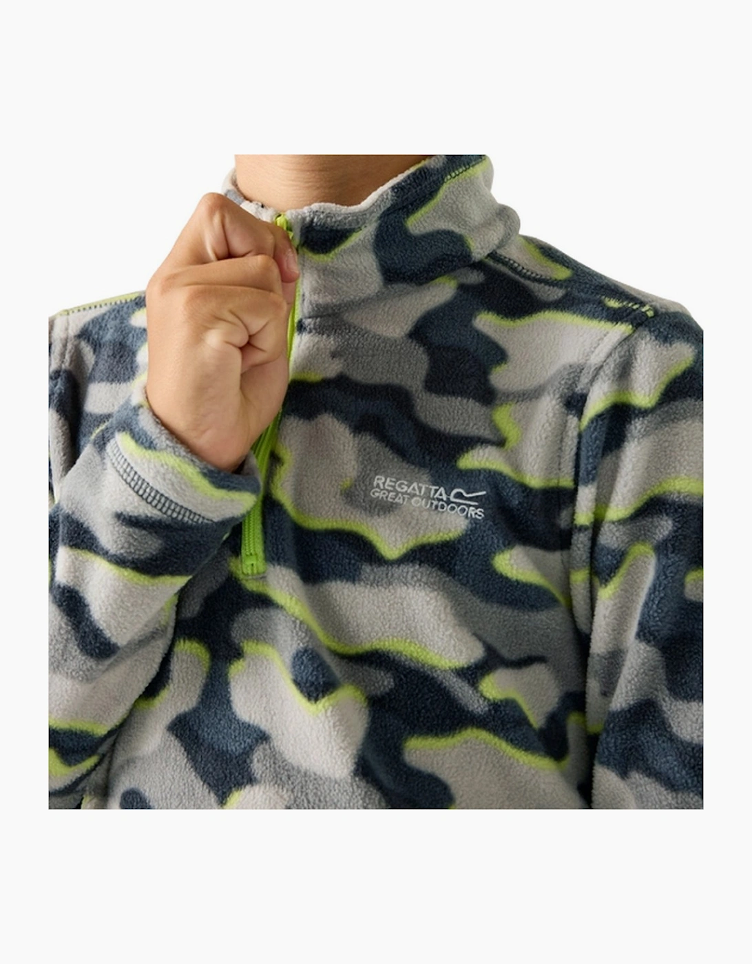 Regatta Childrens/Kids Hot Shot II Camo Fleece Top