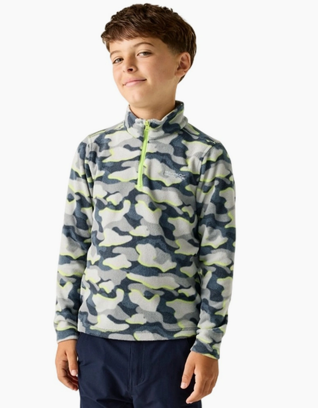 Regatta Childrens/Kids Hot Shot II Camo Fleece Top, 6 of 5