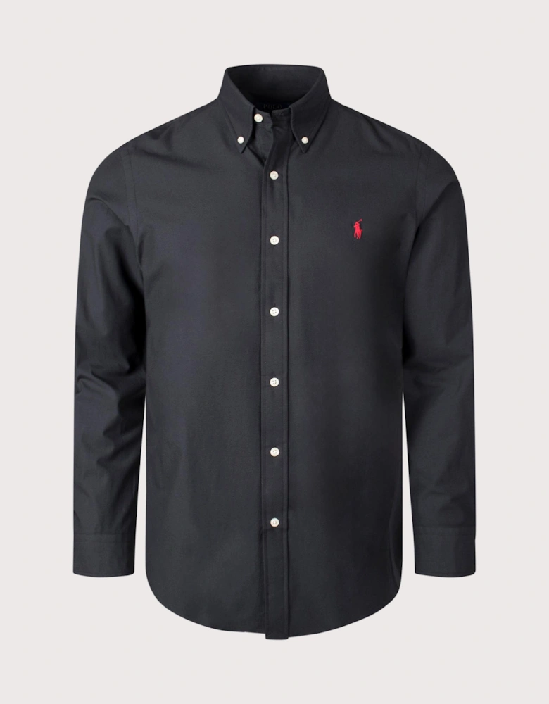 Custom Fit Stretch Poplin Shirt