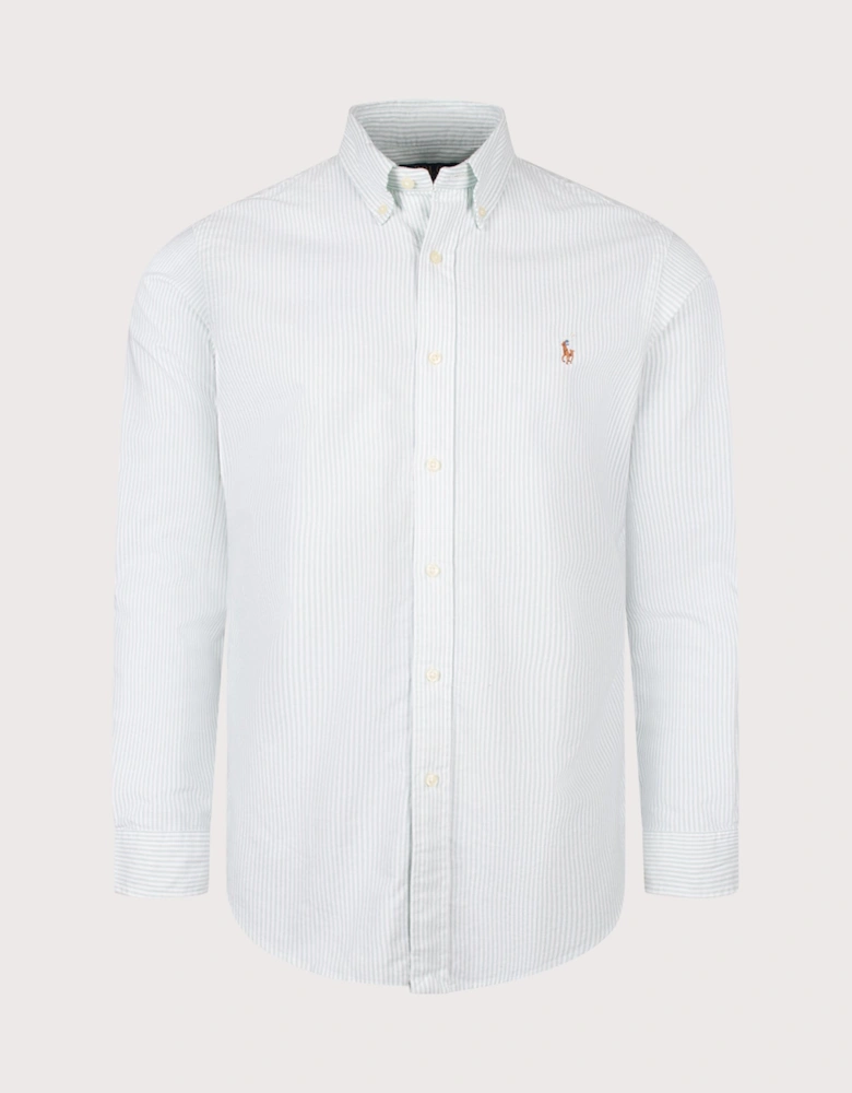 Custom Fit Striped Oxford Shirt