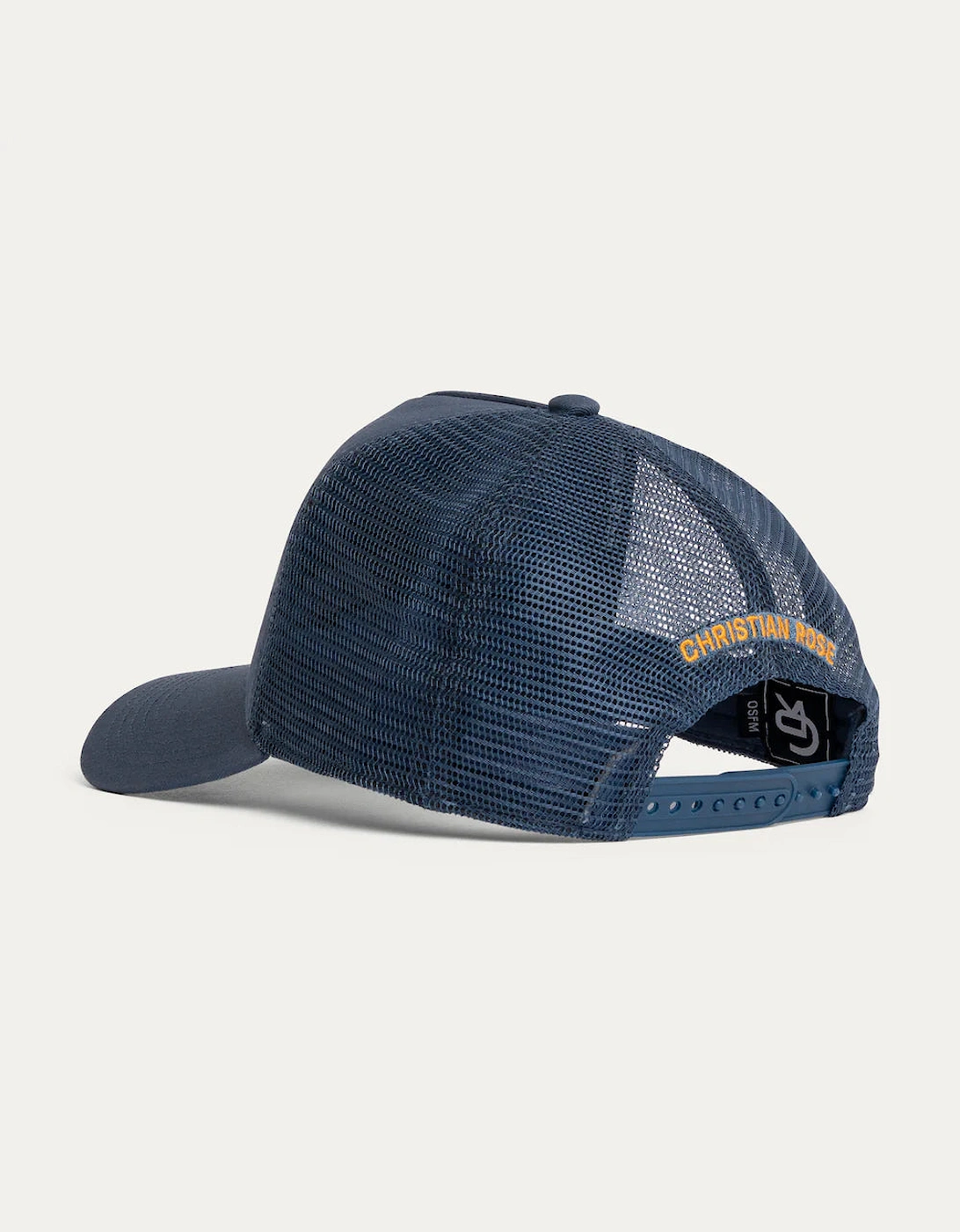 Christian Rose Beyond Ordinary Trucker Cap - Navy/Cream/Orange