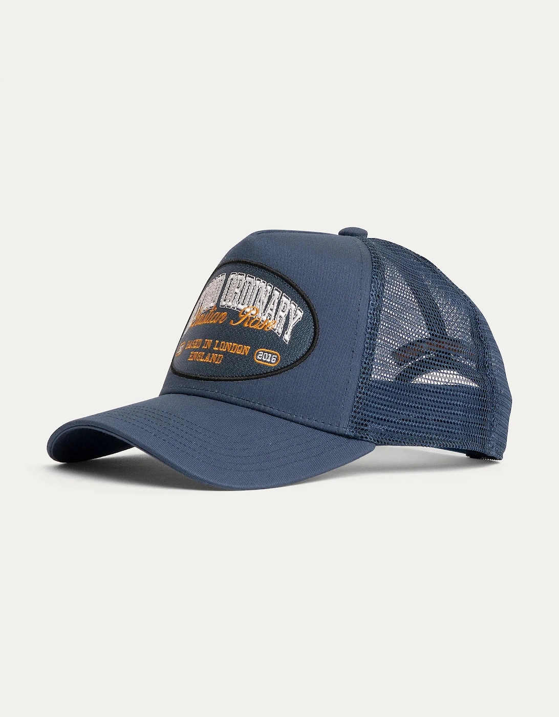 Christian Rose Beyond Ordinary Trucker Cap - Navy/Cream/Orange
