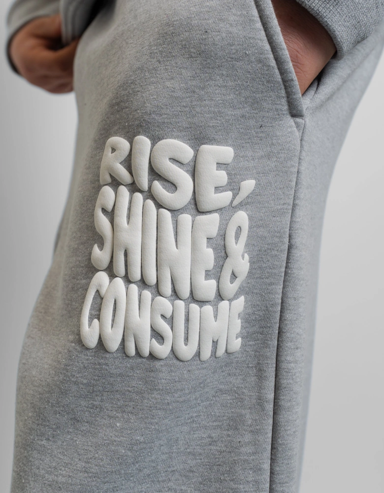 Fresh Flavours Rise Shine Consume Jogger - Light Grey Marl