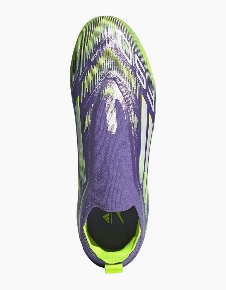 F50 Laceless Childrens Firm Ground Football Boots