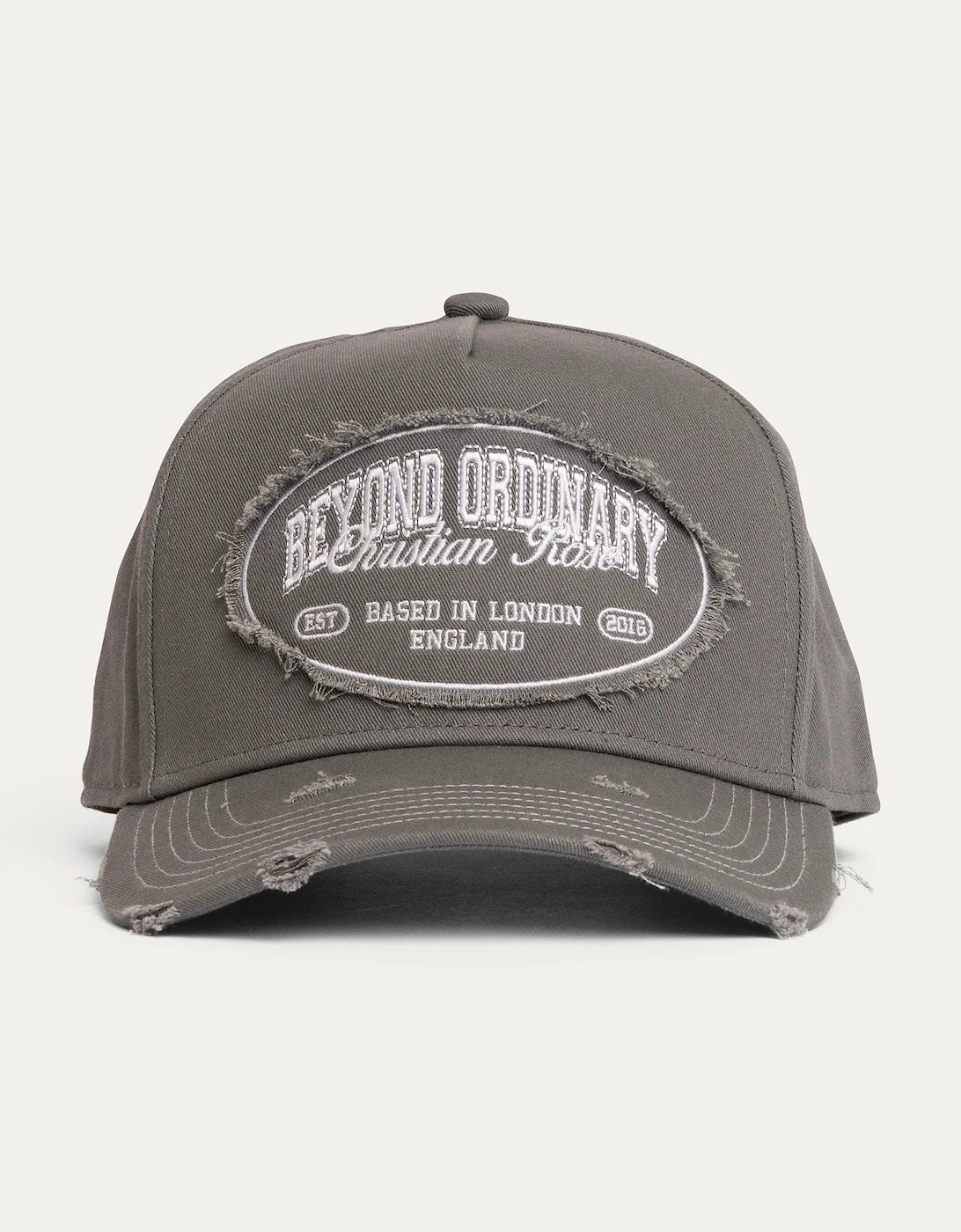 Christian Rose Beyond Ordinary Vol II Trucker Cap - Grey /White