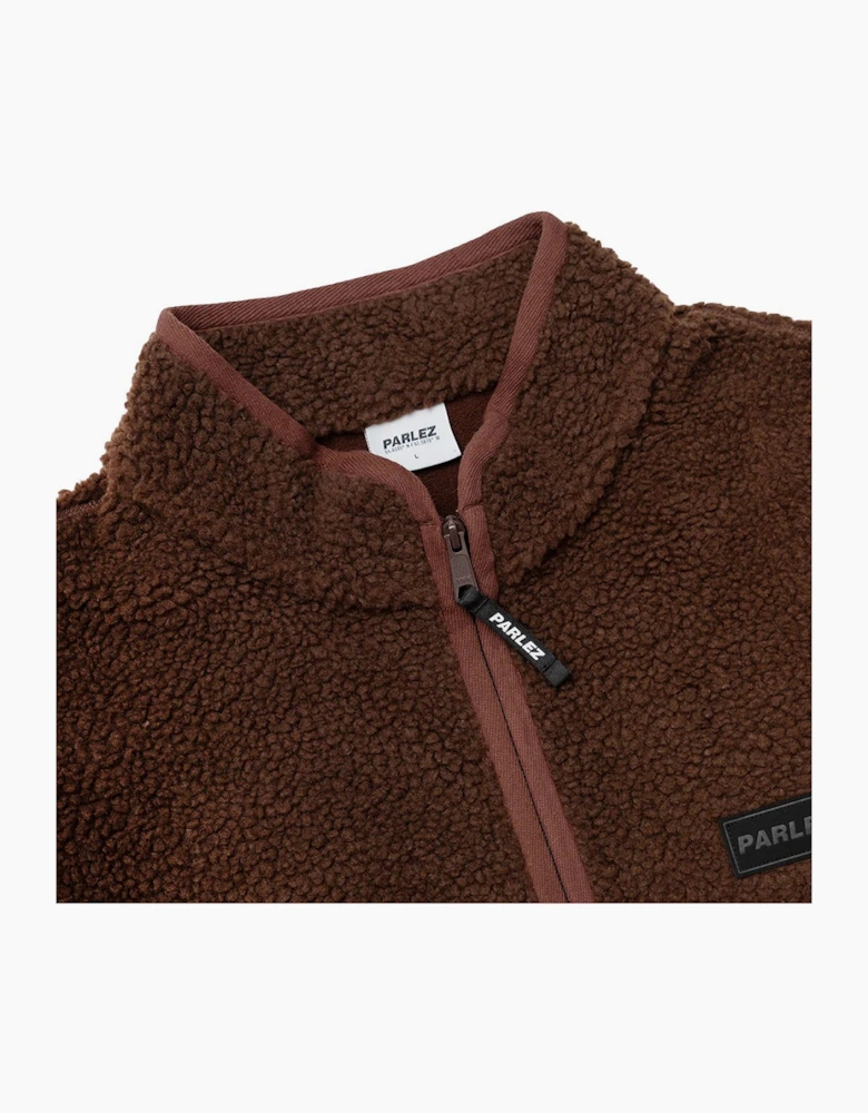 Parlez Amity Zip Thru Coffee Fleece