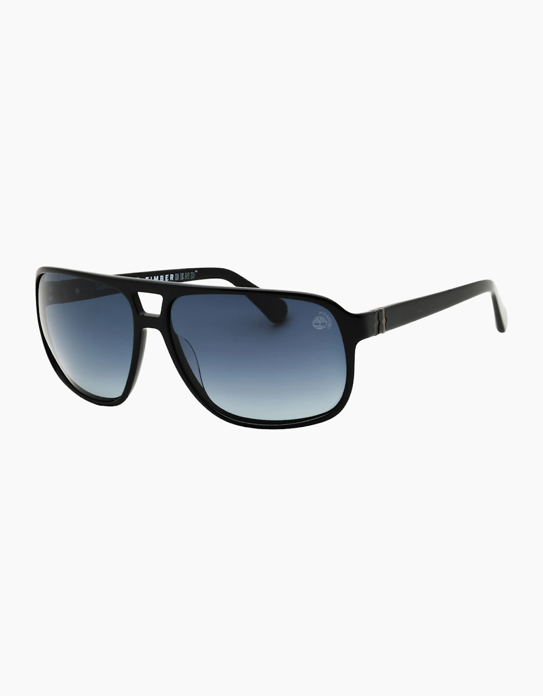 Timberland Shiny Black Polarized Sunglasses