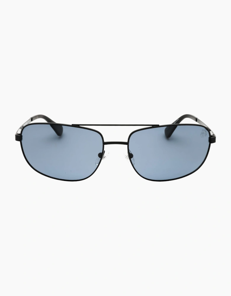 Timberland Smoke Polarized Lens Black Sunglasses