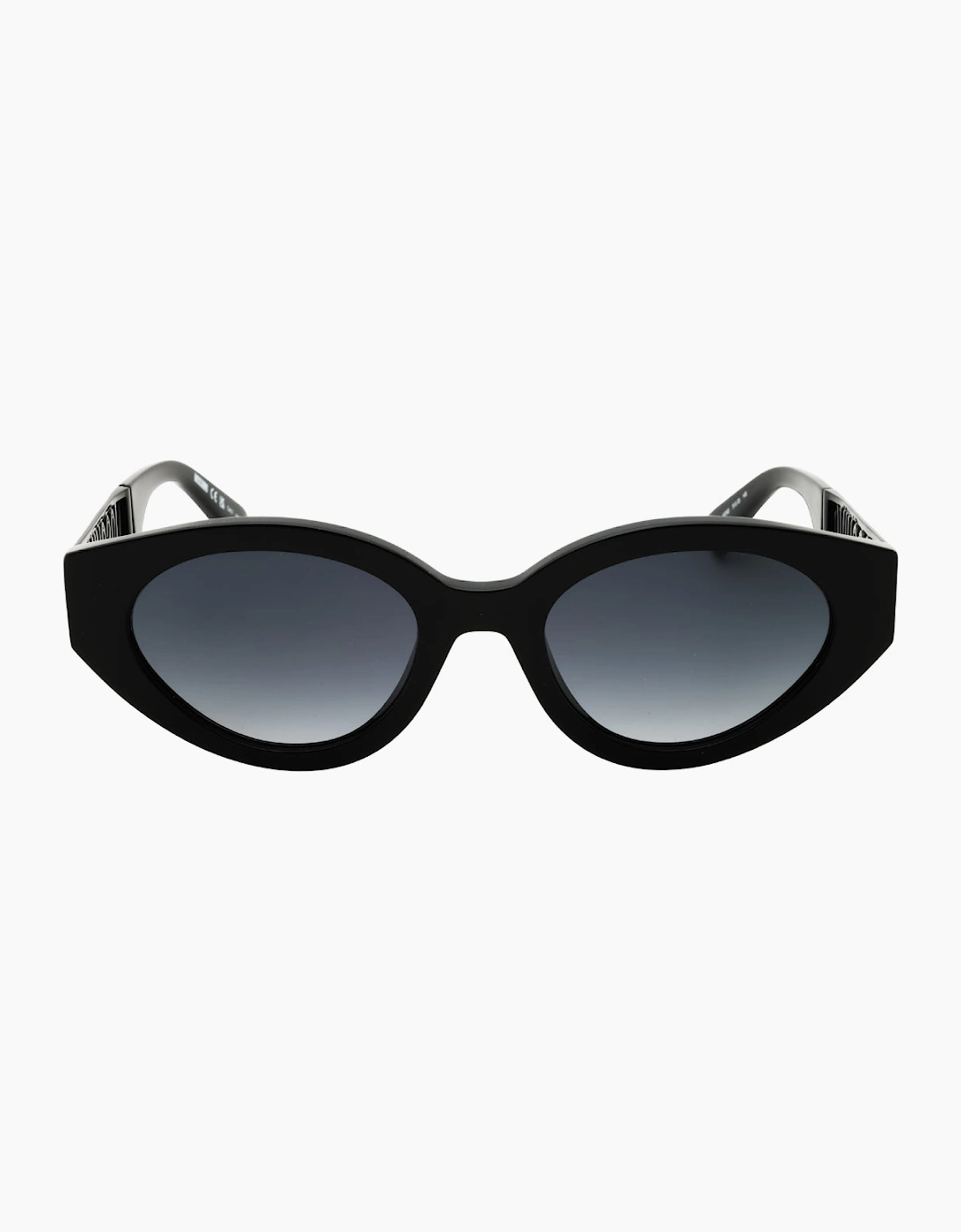 Moschino Branded Arms Black Sunglasses