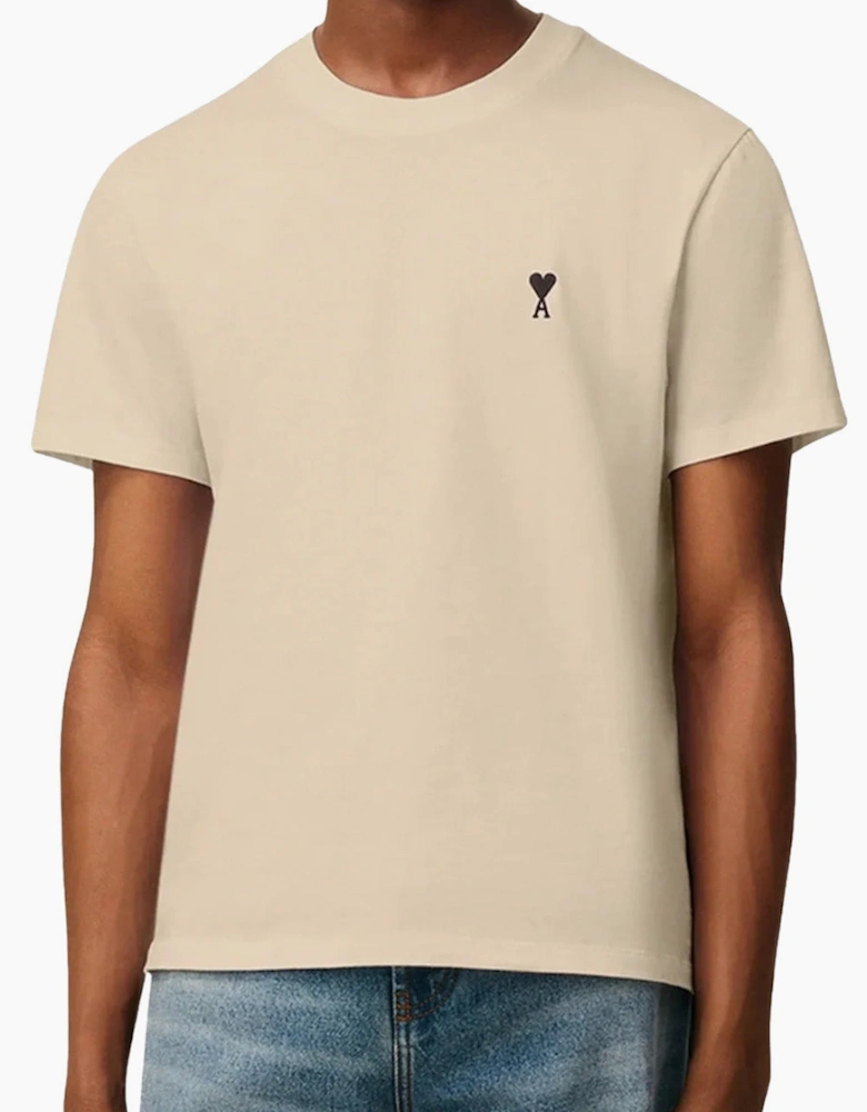 Men's Cafe Creme Ami Paris 'Ami De Coeur' Cotton T-Shirt