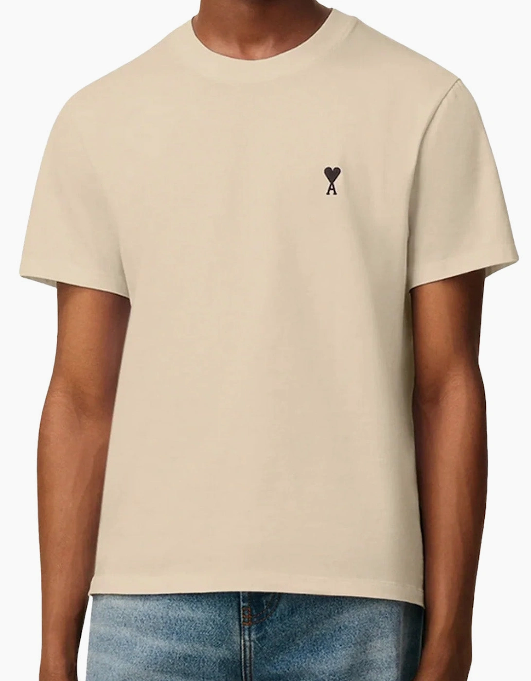Men's Cafe Creme Ami Paris 'Ami De Coeur' Cotton T-Shirt