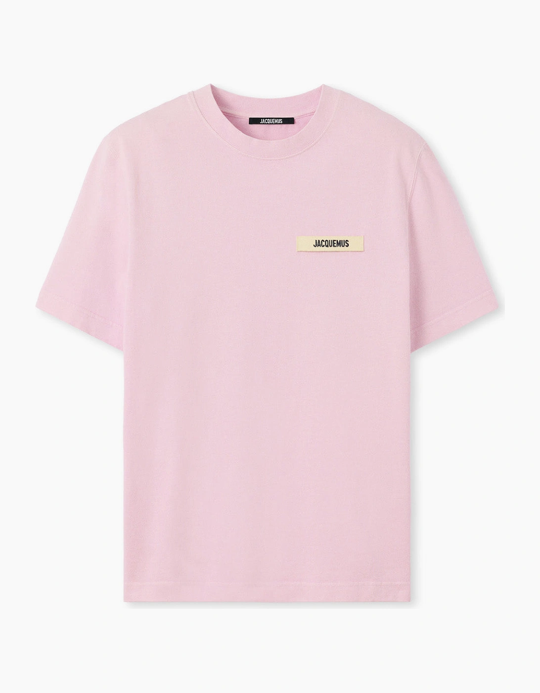 Men's Pink Jacquemus Le T-Shirt Gros Grain T-Shirt
