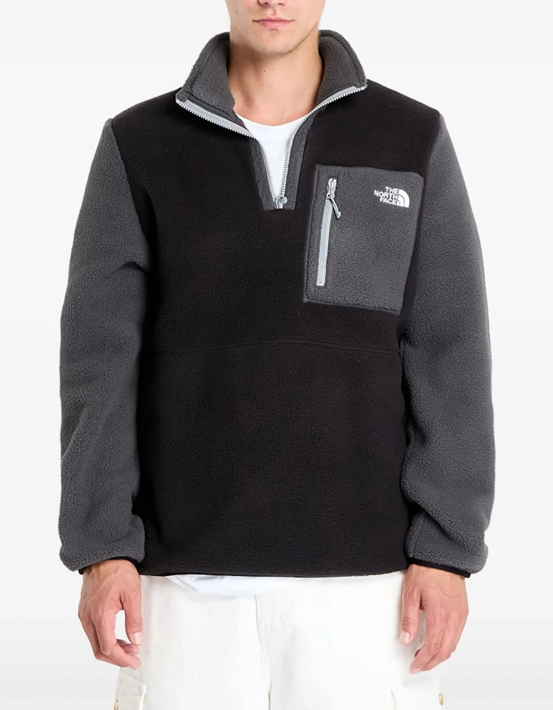 M Yumiori 1/4 Zip Fleece Black