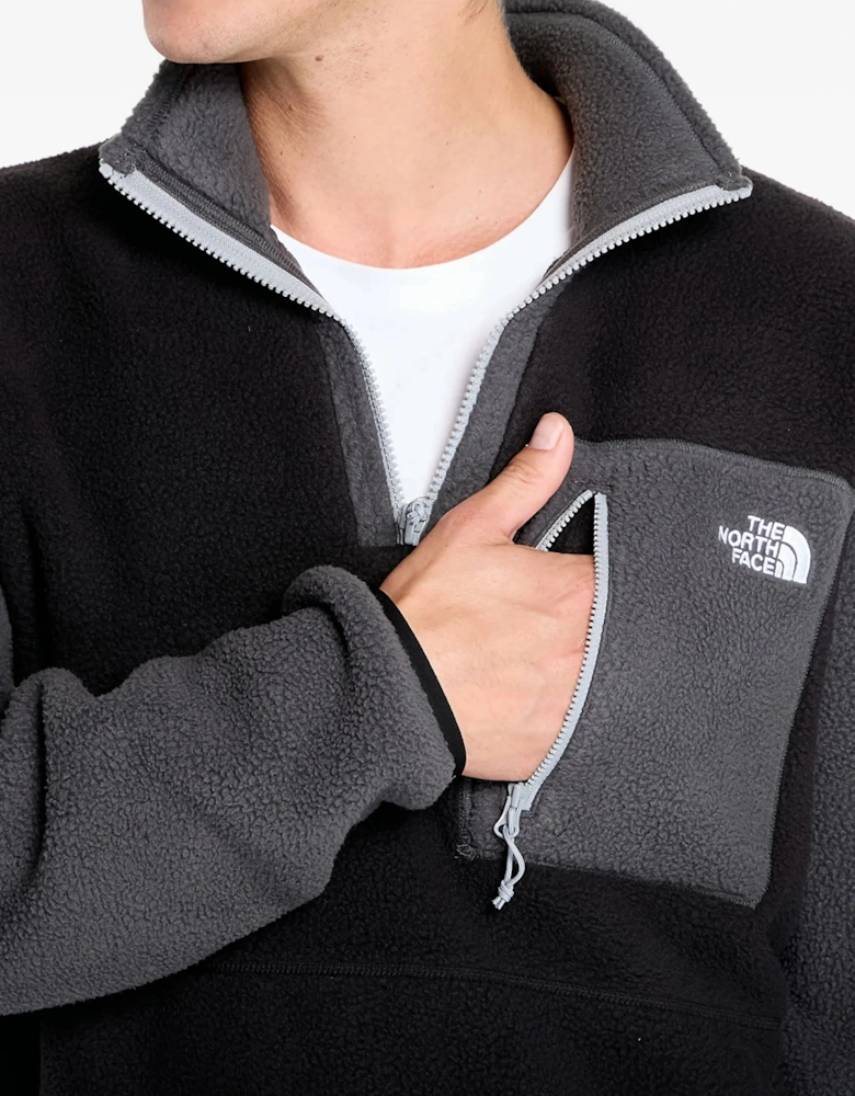 M Yumiori 1/4 Zip Fleece Black