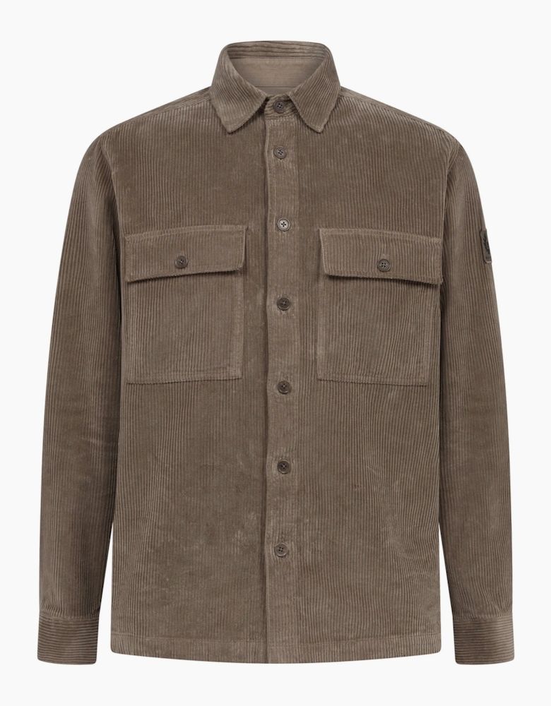 Ravine Corduory Overshirt Brown