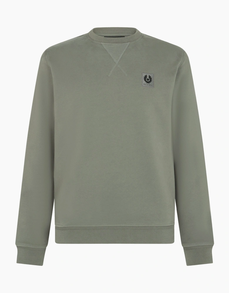 Patch Logo Sweatshirt Atlantic Grey