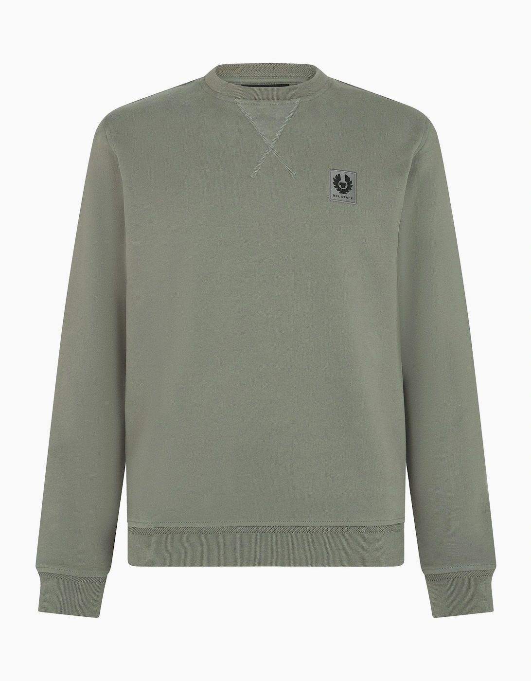 Patch Logo Sweatshirt Atlantic Grey