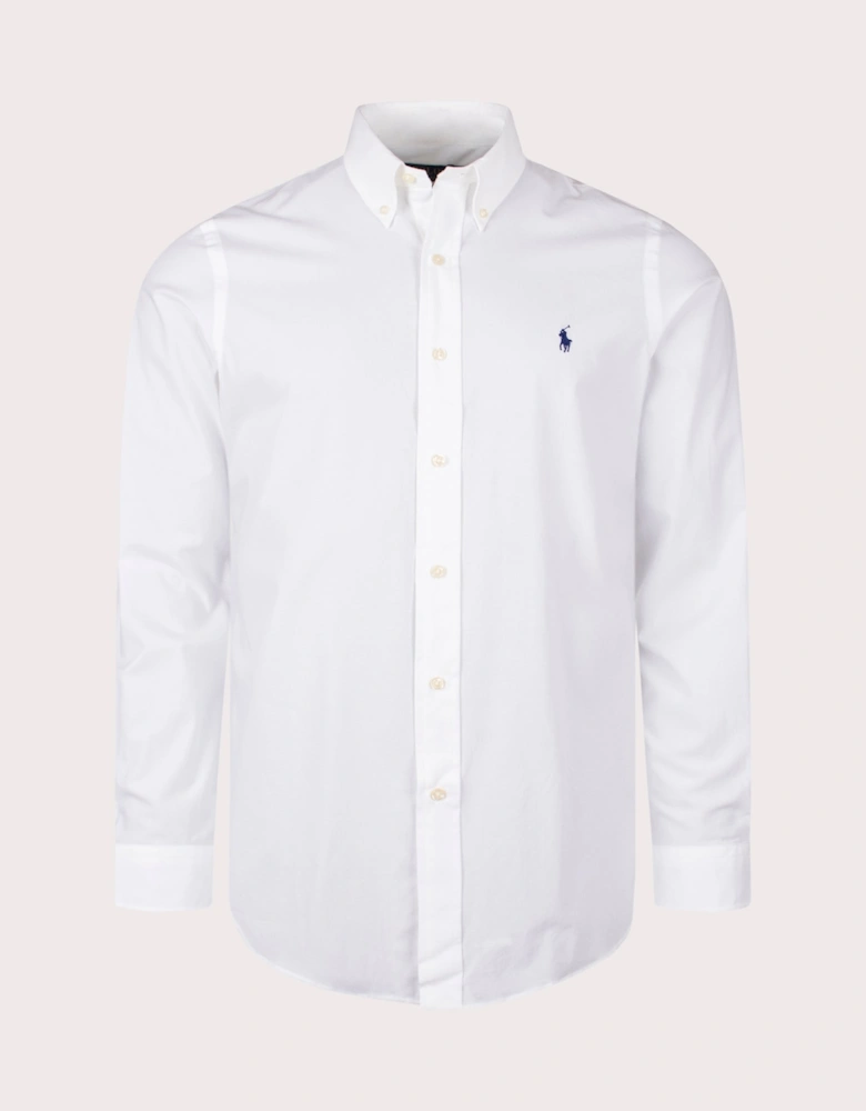 Custom Fit Stretch Poplin Shirt