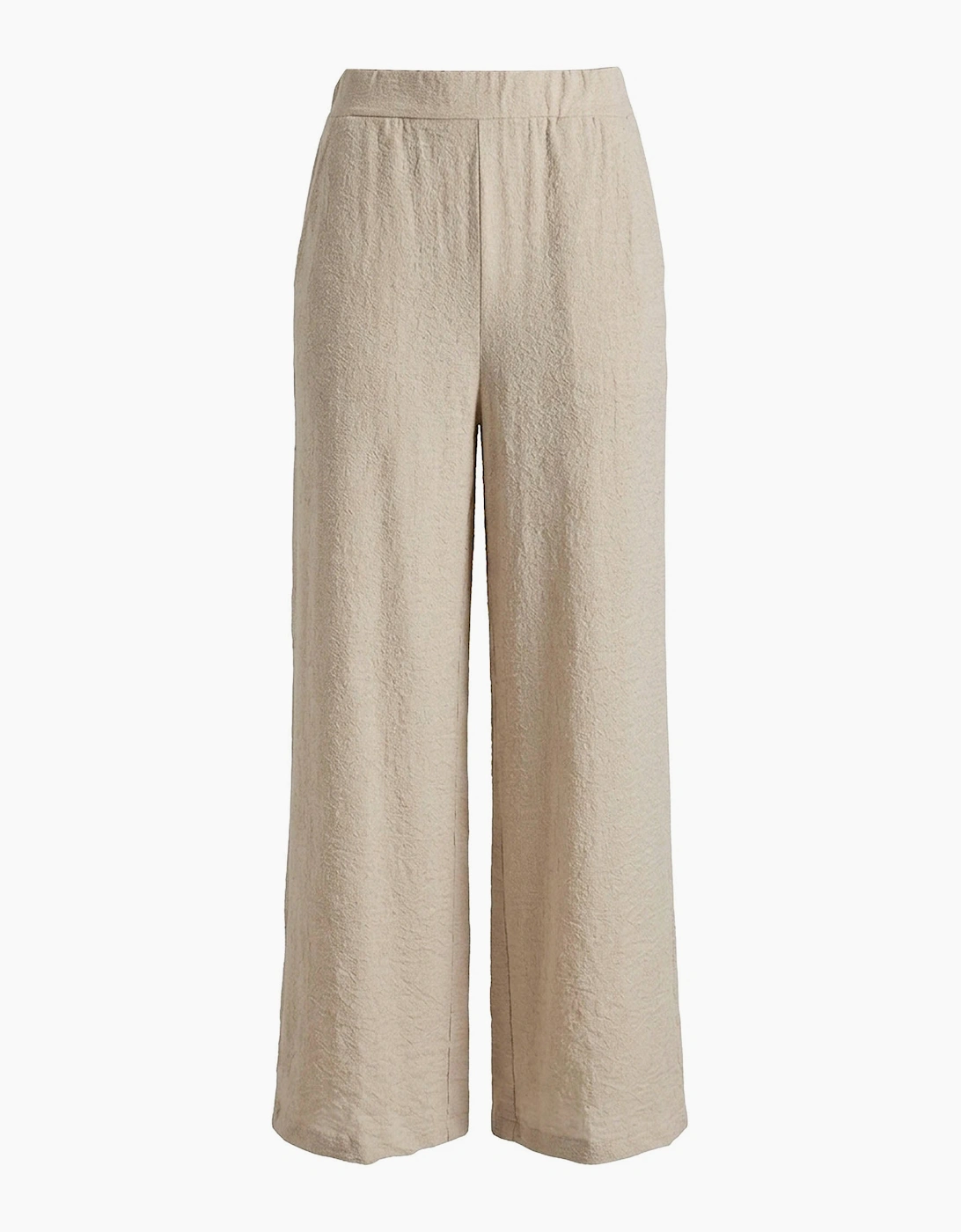 Relaxed Side Zip Trousers – Oatmeal