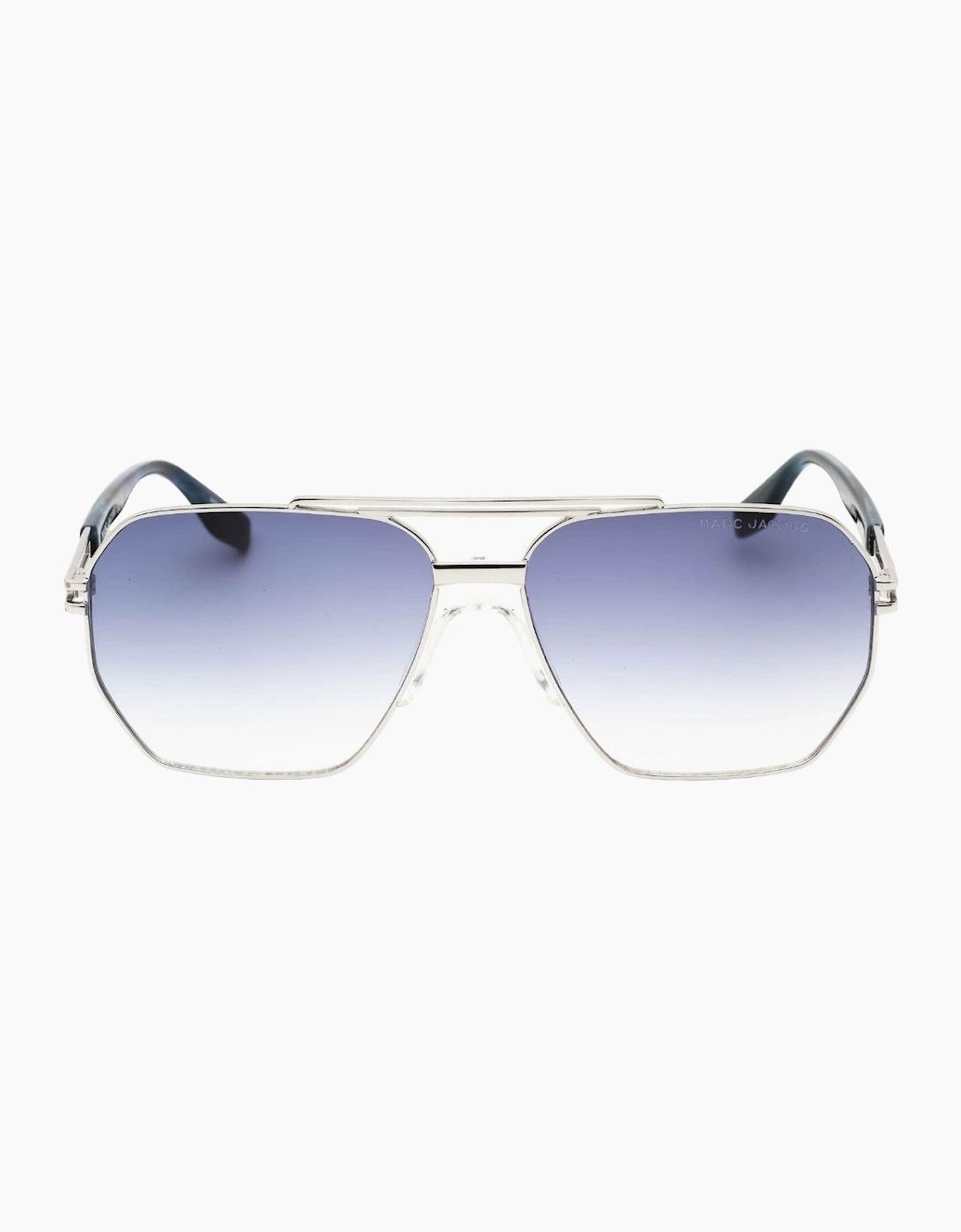 Marc Jacobs Unisex Blue/Silver Marc Jacob Palladium Lens Sunglasses - Size: One Size