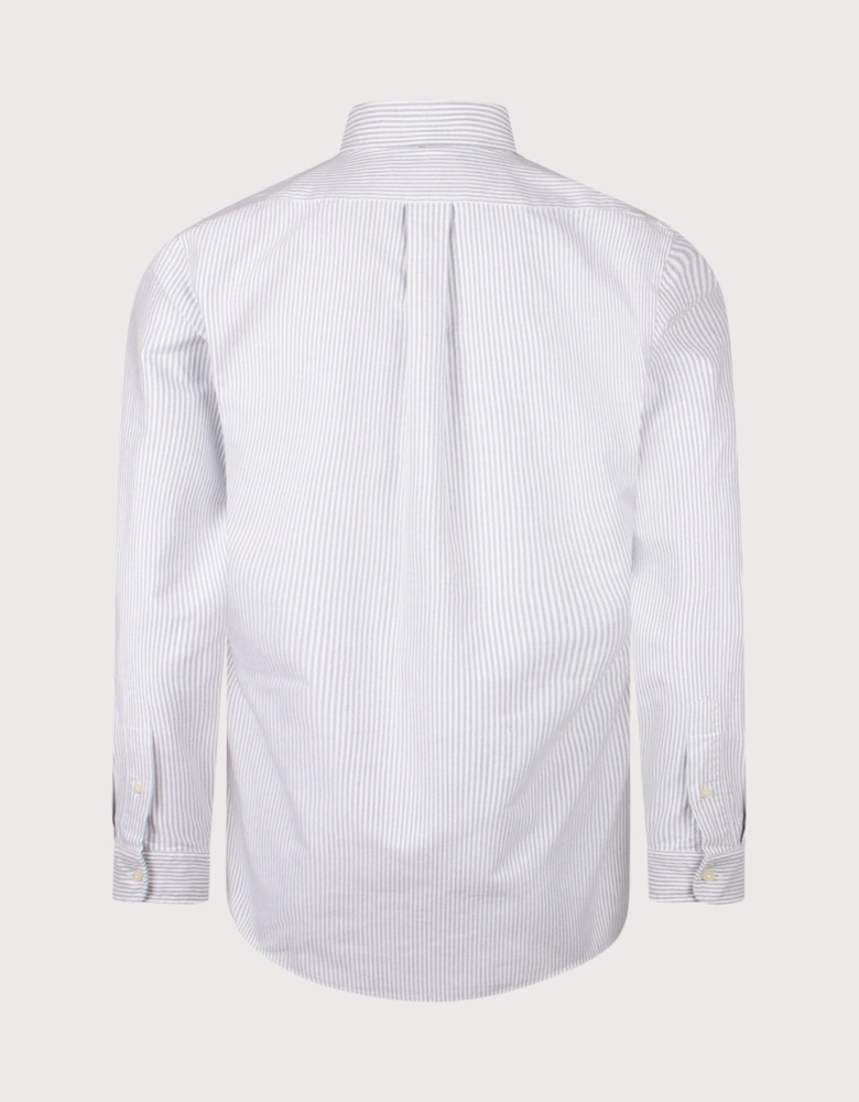 Custom Fit Striped Oxford Shirt