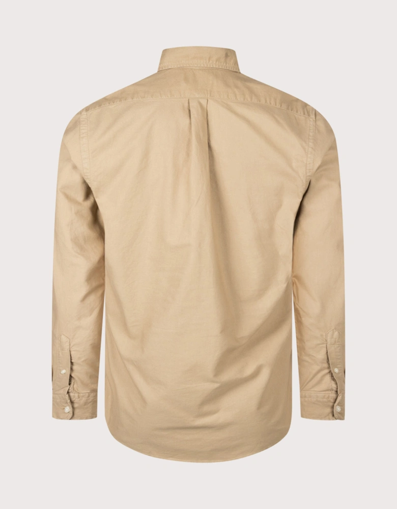 Custom Fit Garment-Dyed Oxford Shirt