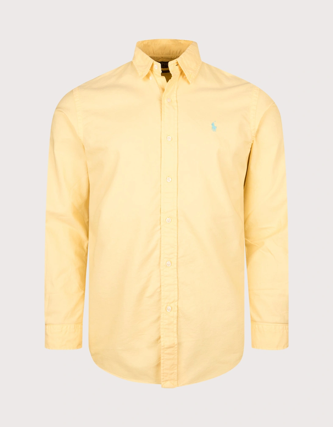 Custom Fit Garment-Dyed Oxford Shirt, 4 of 3