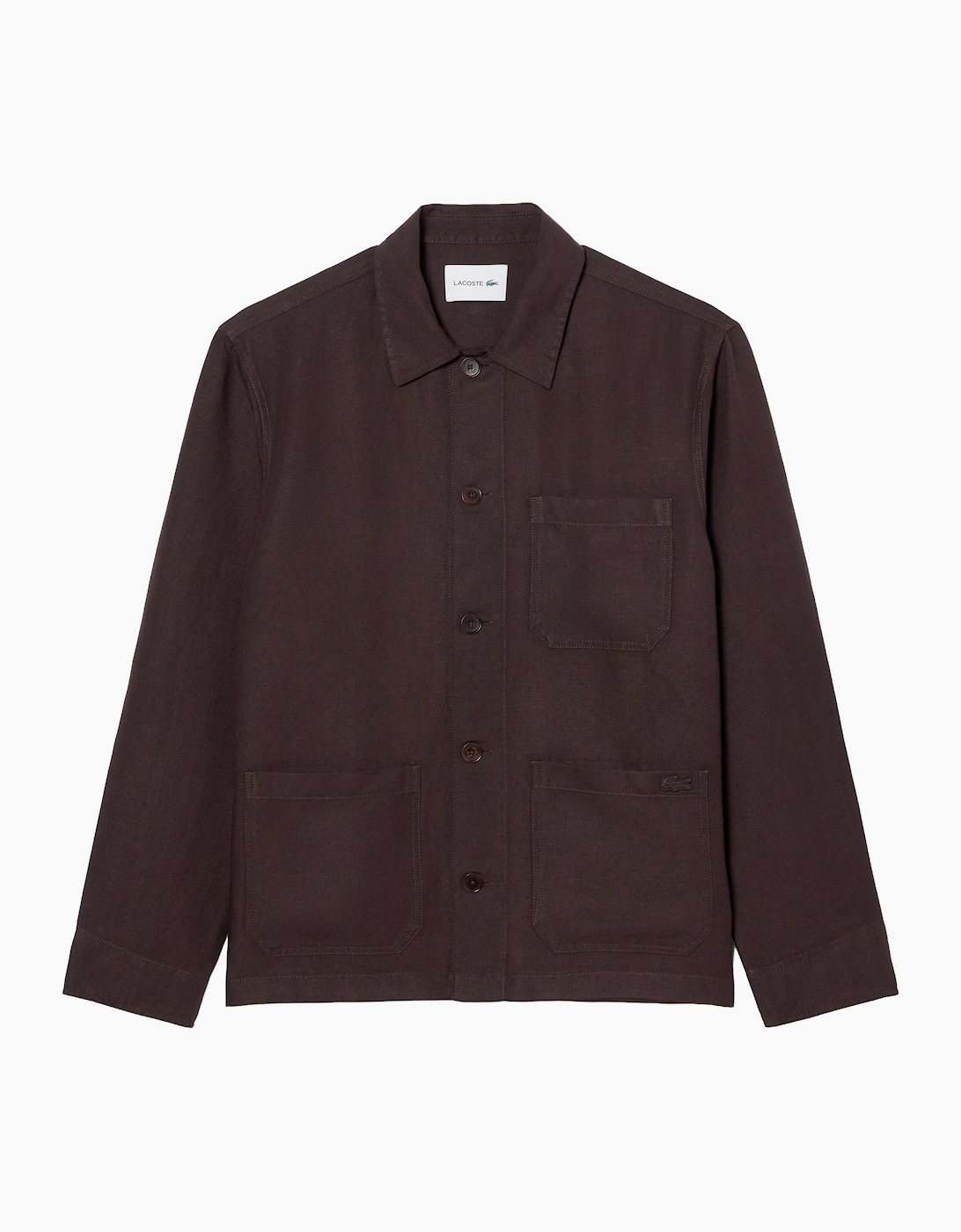 Lacoste CH1841 Linen Blend Overshirt, 7 of 6