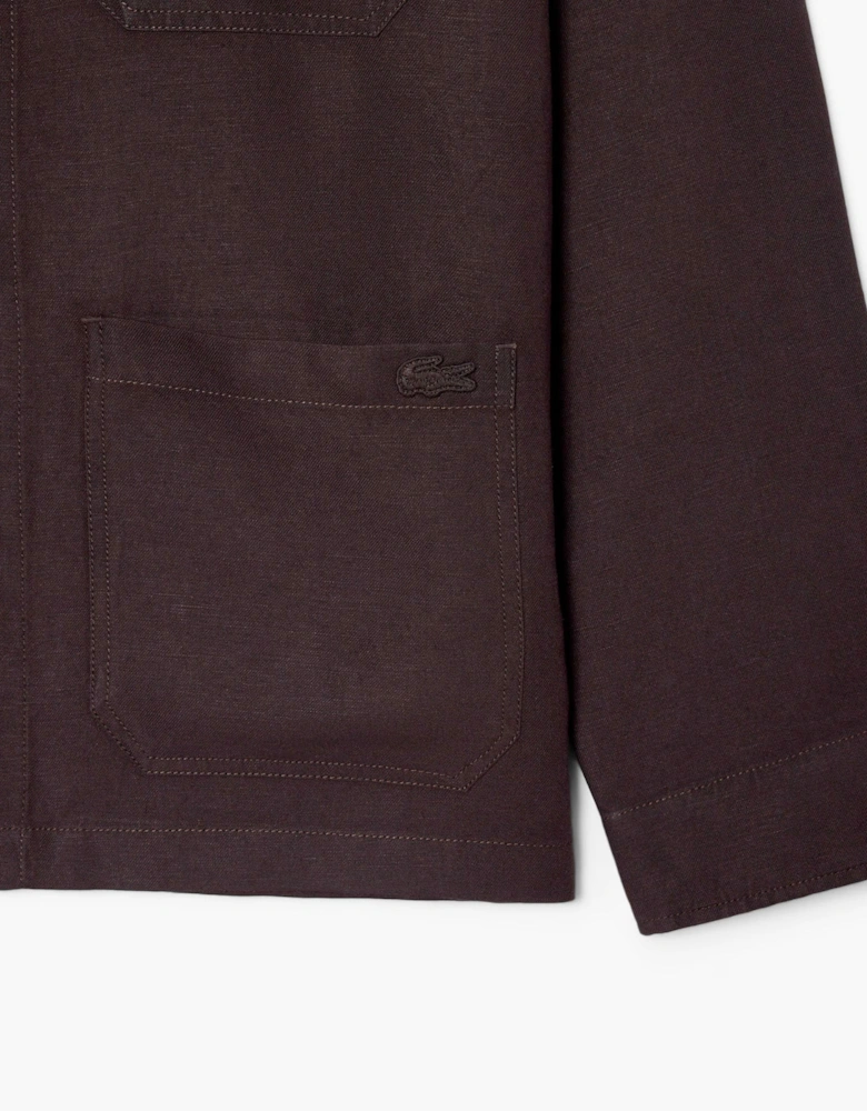 Lacoste CH1841 Linen Blend Overshirt