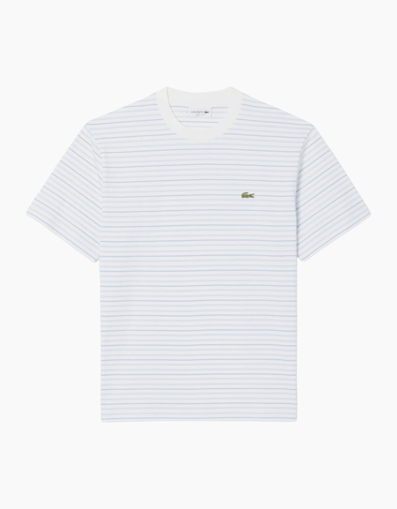 Lacoste TH0874 Striped Cotton T-Shirt