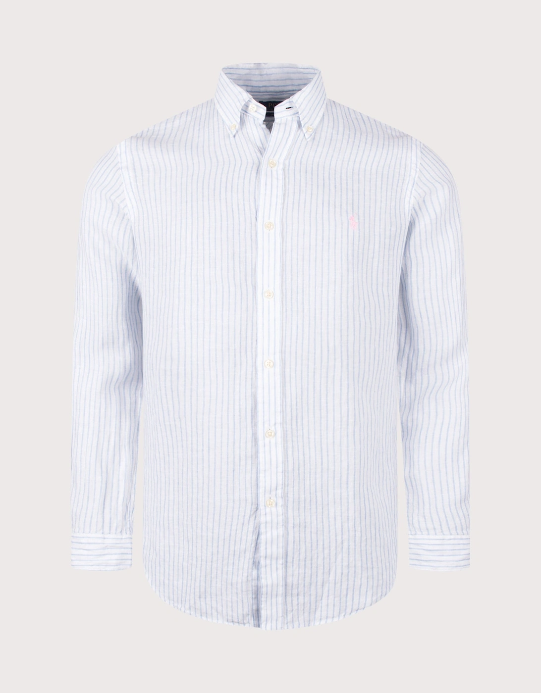 Custom Fit Striped Linen Shirt, 4 of 3