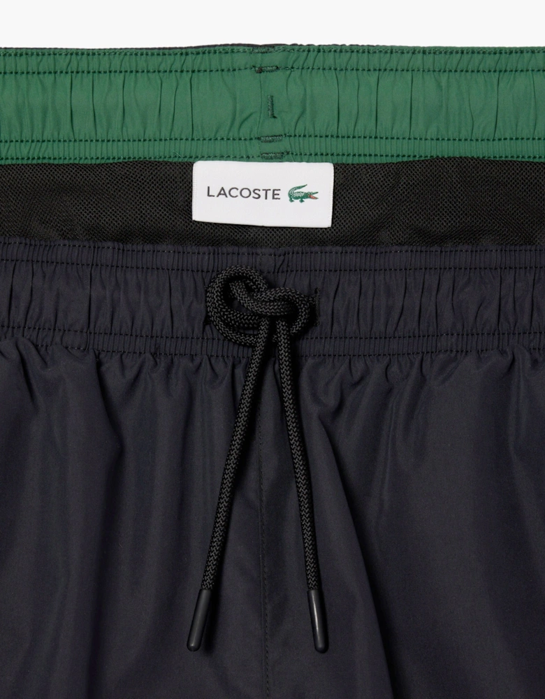 Lacoste MH9088 Mid Length Swim Shorts