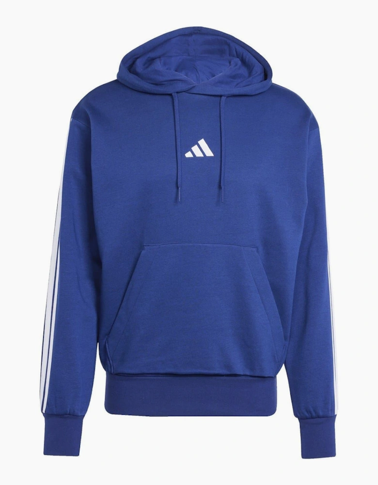 Mens Fleece 3 Stripes Hoodie