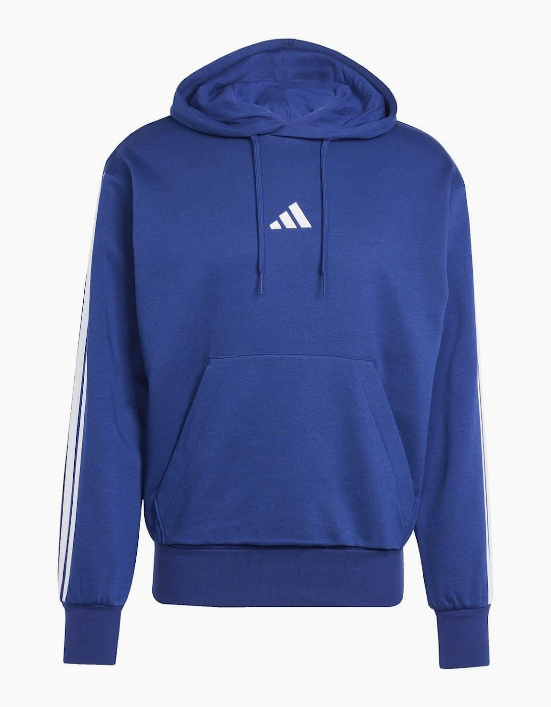 Mens Fleece 3 Stripes Hoodie, 7 of 6