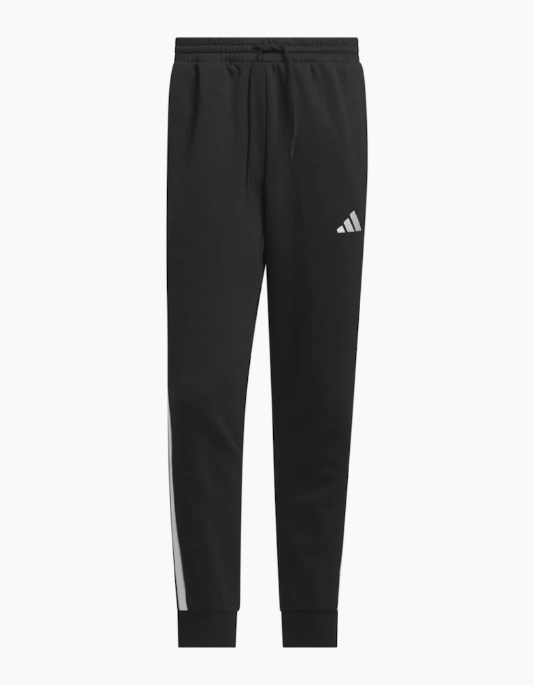Fleece Tapered Cuff 3 Stripes Joggers