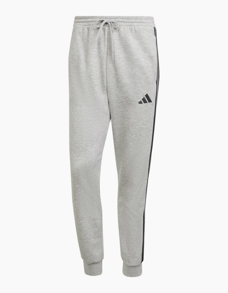 Fleece Tapered Cuff 3 Stripes Joggers