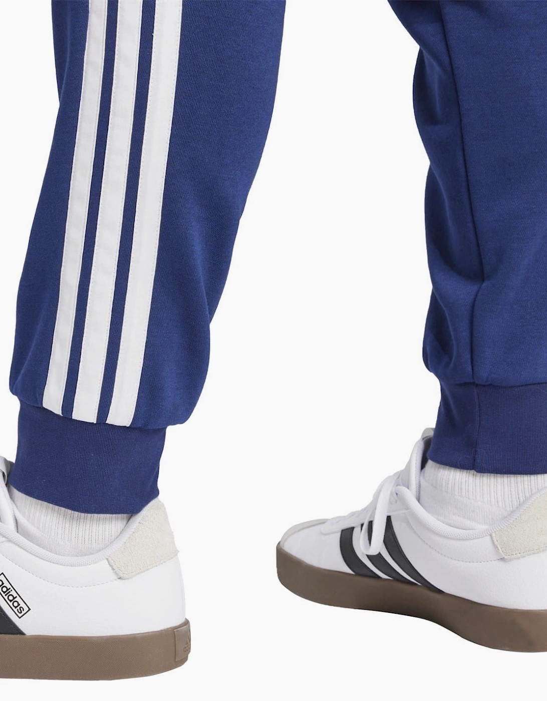 Fleece Tapered Cuff 3 Stripes Joggers
